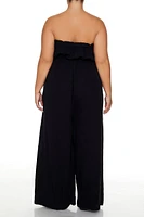 Plus Wide-Leg Jumpsuit