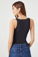 Square-Neck Tank Bodysuit