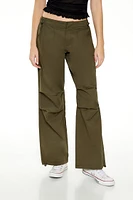 Toggle Low-Rise Drawstring Pants