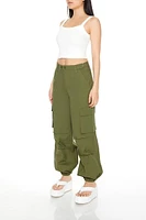 Cotton-Blend Cargo Joggers