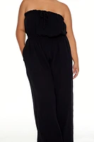 Plus Wide-Leg Jumpsuit