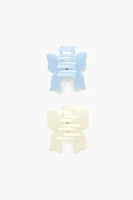 Butterfly Claw Hair Clip Set