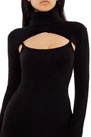 Sweater Midi Dress & Bolero Set