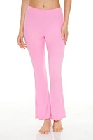 Bow Crop Top & Pants Pajama Set