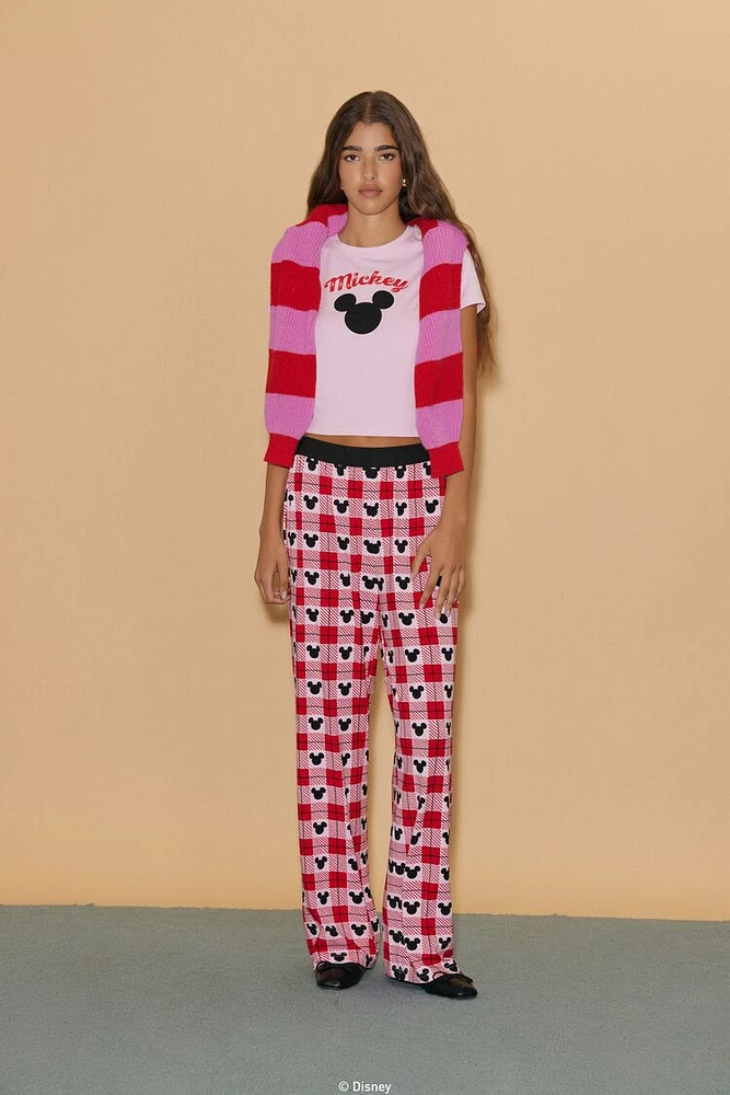 Disney Mickey Mouse Pajama Tee & Pants Set