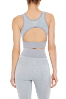 Seamless Cutout Sports Bra