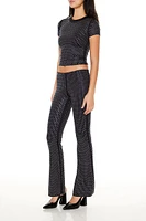 Contour Sculpt Rhinestone Pants