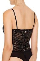 Sequin Mesh Baroque Bodysuit