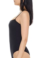 Pointelle Knit Cami Bodysuit