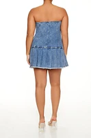 Plus Denim Mini Dress