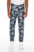 Slim-Fit Floral Jacquard Pants