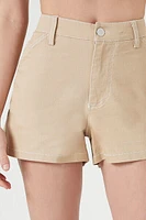 Twill High-Rise Shorts