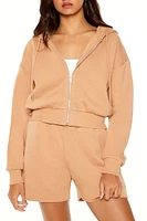Basic Fleece Zip-Up Hoodie