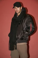 Hooded Cargo Bomber Jacket