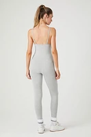 Active Heathered Cami Jumpsuit