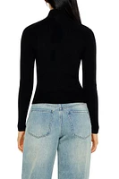 Ribbed Cutout Sweater