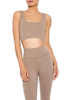 Seamless Ribbed Sports Bra