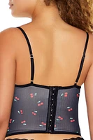 Cherry Underwire Corset Cami