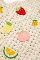Basketwoven Fruit Tote Bag