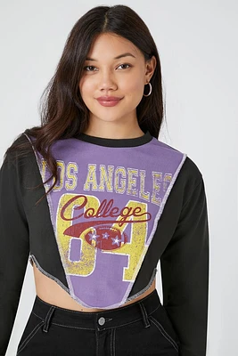 Cropped Los Angeles College Pullover