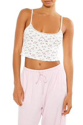 Ditsy Floral Cropped Pajama Cami