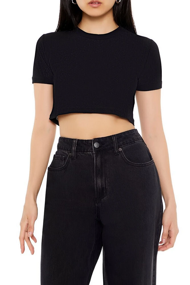 Cropped Crew Tee