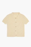 Girls Sweater-Knit Shirt (Kids)