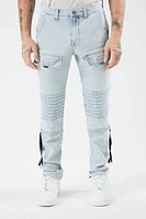 Slim-Fit Moto Cargo Jeans