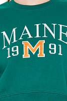 Embroidered Maine Pullover