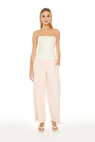 Mid-Rise Wide-Leg Pants