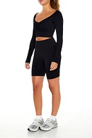 Active Seamless High-Rise Biker Shorts