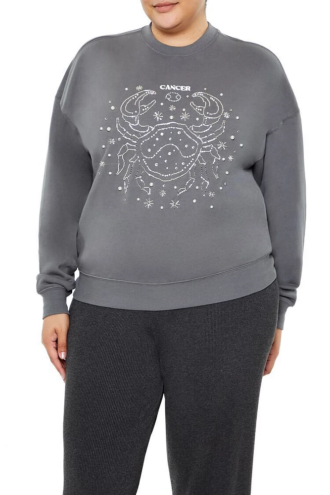 Plus Beaded Cancer Pullover