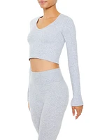 Active Seamless V-Neck Crop Top