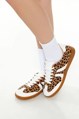 Leopard Colorblock Sneakers