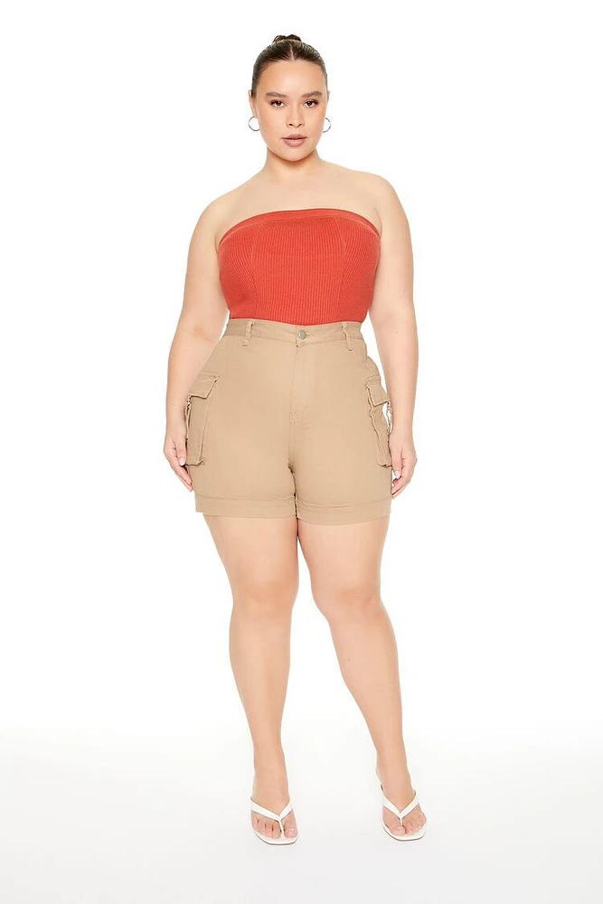 Plus Utility Cargo Shorts