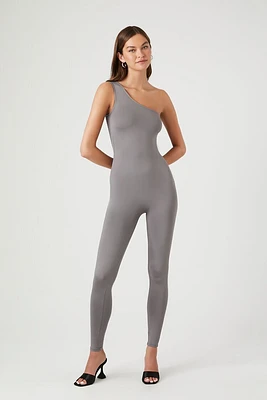 Contour Sculpt One-Shoulder Jumpsuit