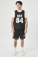 EST84 Graphic Basketball Shorts