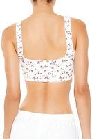 Rosette Ditsy Floral Bralette