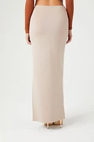 Slit Column Maxi Skirt