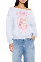 Sinner Kitten Graphic Pullover