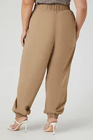 Plus Mid-Rise Pocket Joggers