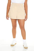 Plus Cargo Pull-On Shorts