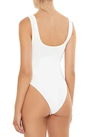 Ribbed Knit Tank Bodysuit