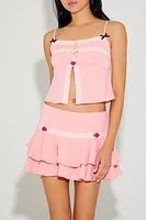 Betsey Johnson Rosette Cami