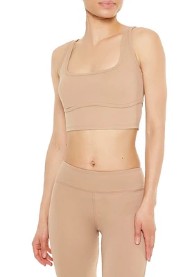 Seamed Cutout Sports Bra