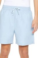 Mid-Rise Drawstring Swim Trunks