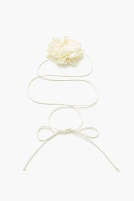 Flower Cord Hair Tie