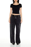 Cowl Cropped Tee