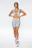 Active Checkered Seamless Romper