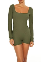 Active Fitted Open-Back Romper